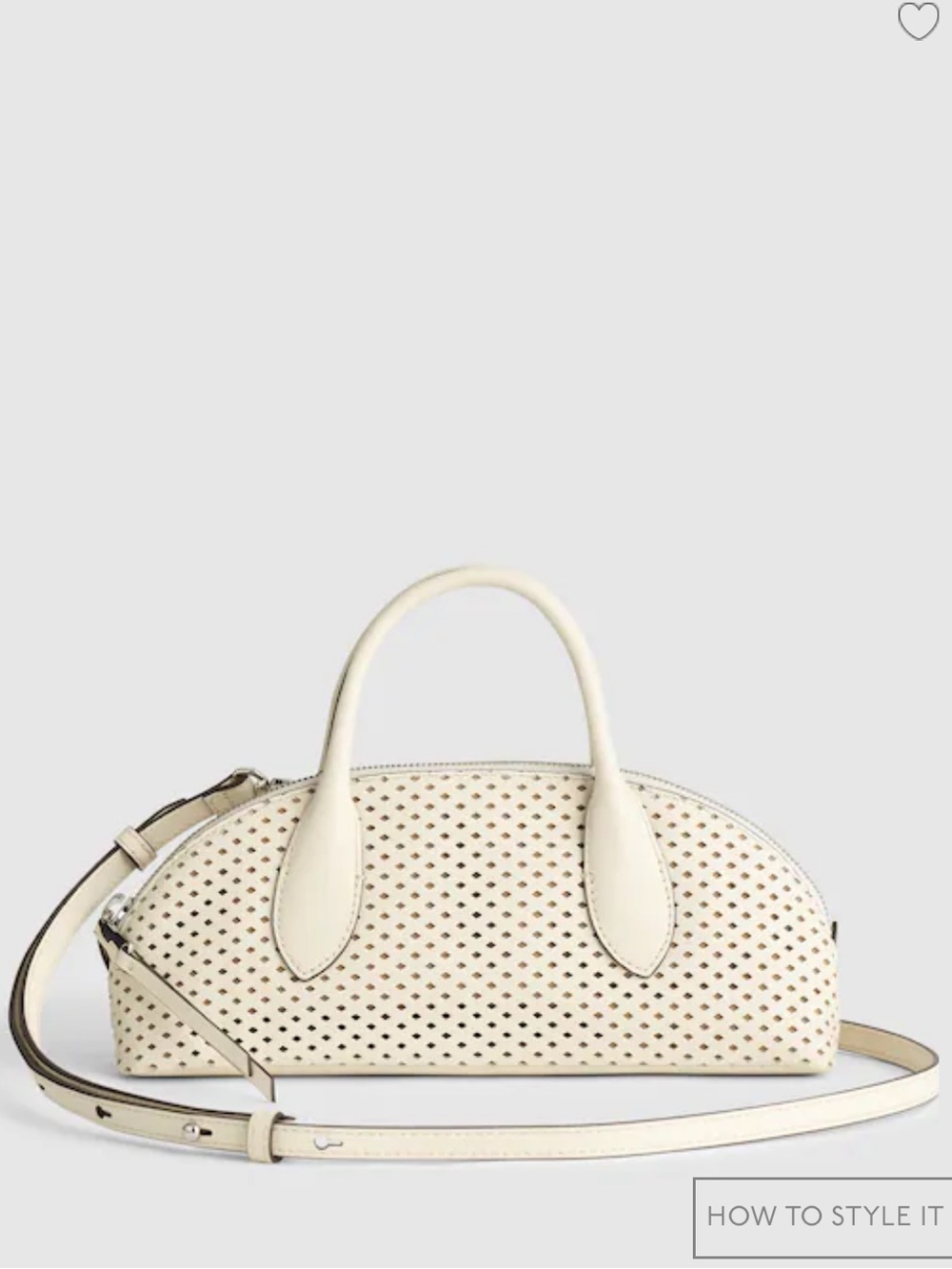 New • Madewell Dome Satchel Crossbody bag in vintage muslin